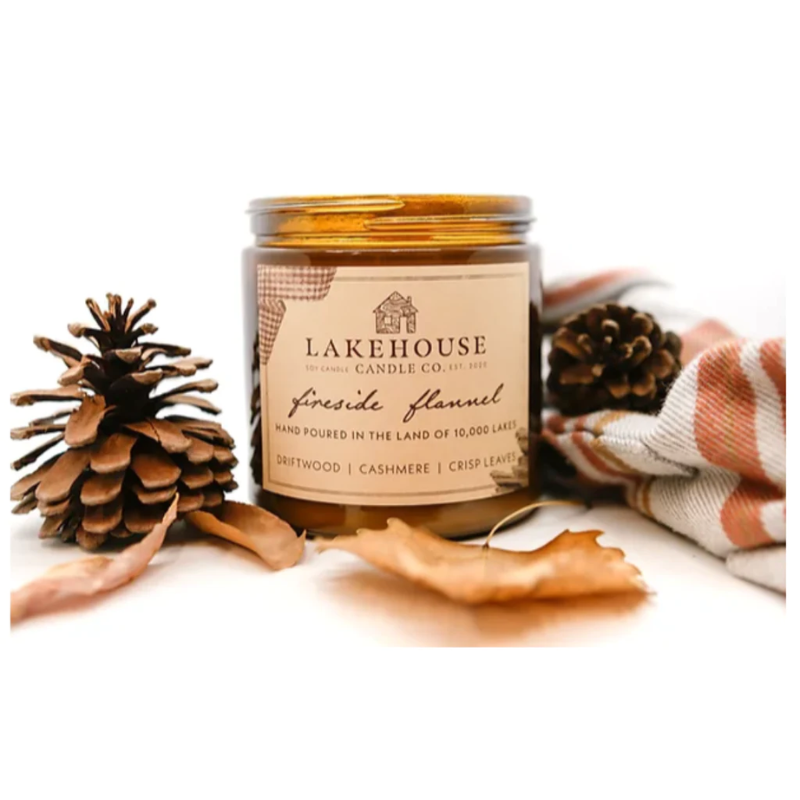 Fireside Flannel Candle