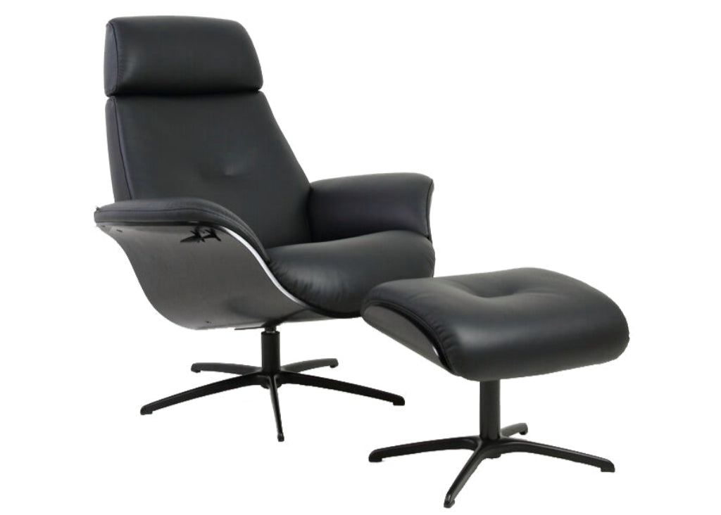 Falcon Chair and Foot Stool - Retreat Home Furniture