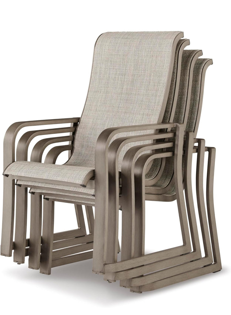 Beach Front Sling Arm Chair - Set of 4 - Retreat Home Furniture