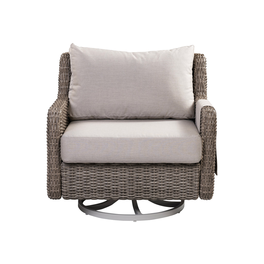Vista Wicker Deep Seating Swivel Tilt Chair - Retreat Home Furniture