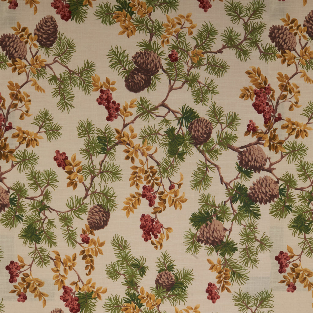 Vintage Pines-Natural | Grade 20 Fabric by the yard
