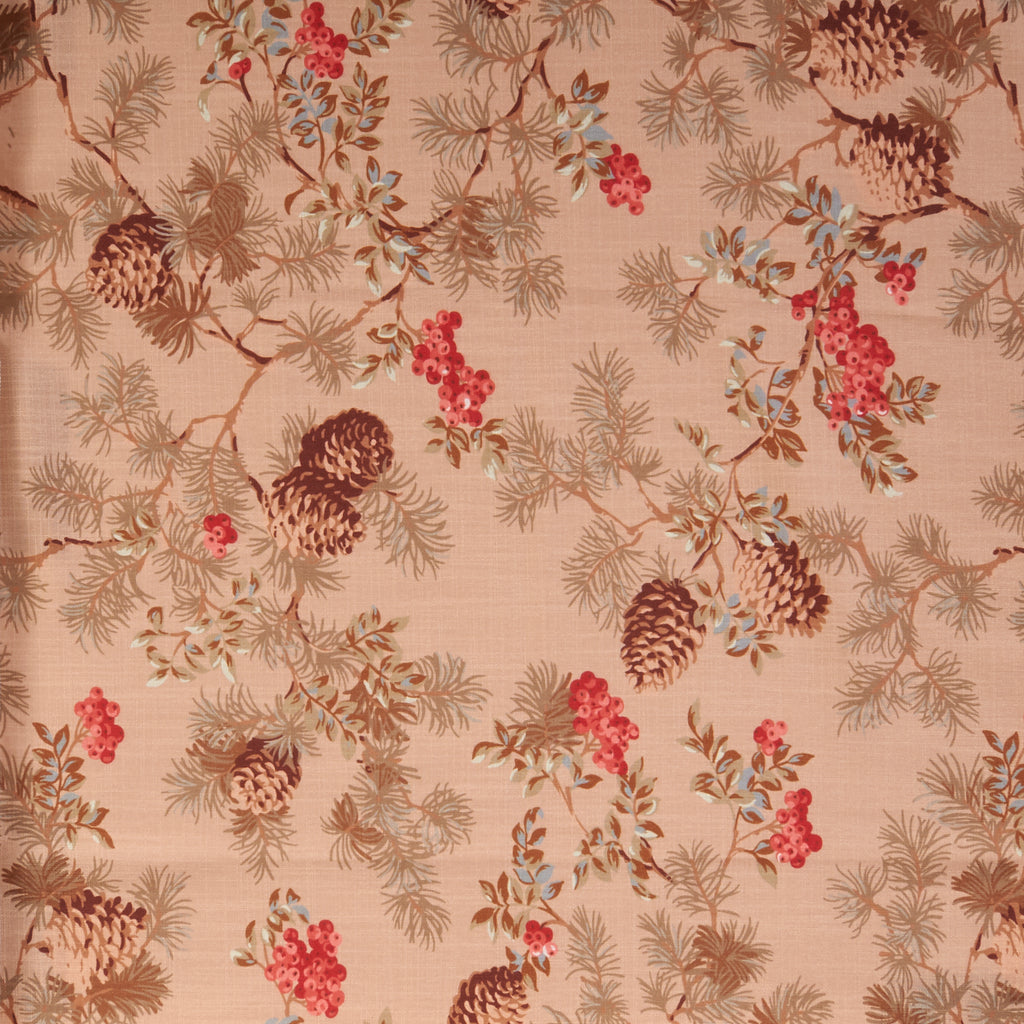 Vintage Pines-Tea Stain | Grade 20 Fabric by the yard