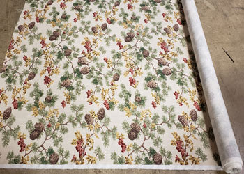 Vintage Pines-Natural | Grade 20 Fabric by the yard