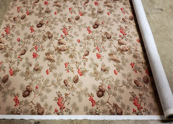 Vintage Pines-Tea Stain | Grade 20 Fabric by the yard