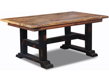 Granary Dining Table With Trestle Base - Retreat Home Furniture