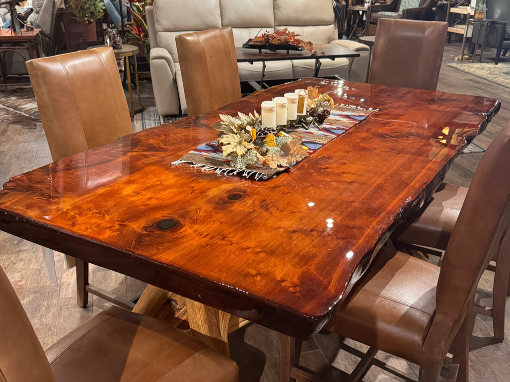 7' Redwood Dining Table Retreat Home Furniture - Main Image