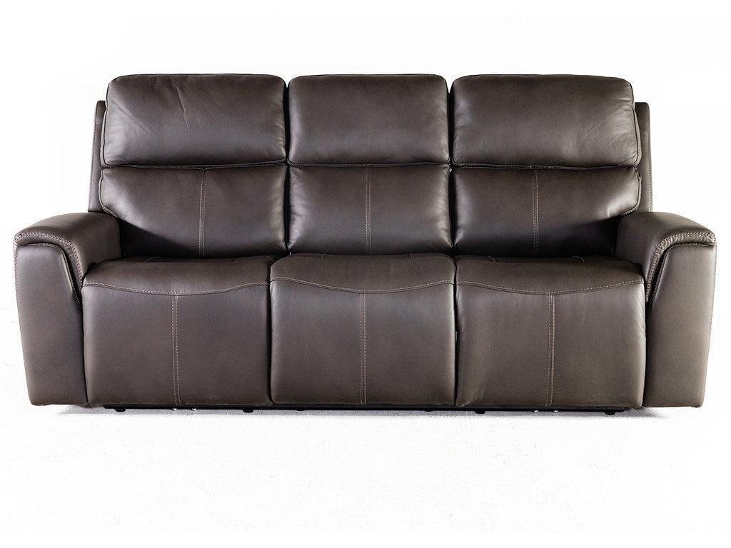 Jarvis Leather Reclining Sofa with Power Headrests