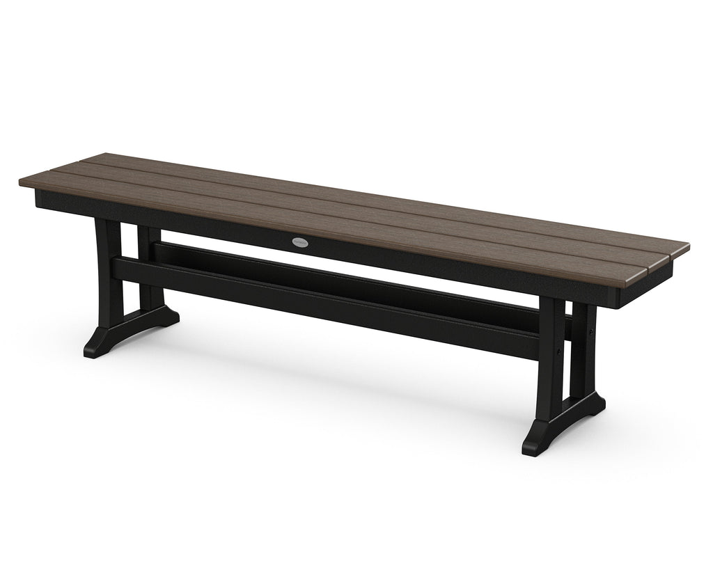 Farmhouse Trestle 65" Bench Retreat Home Furniture