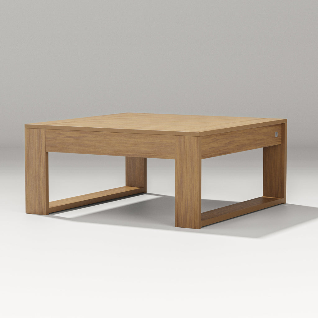 Latitude Square Coffee Table | Natural Finish Retreat Home Furniture