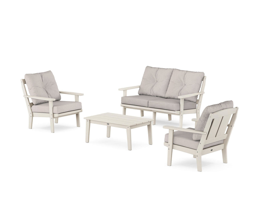 Mission 4-Piece Deep Seating Set with Loveseat Retreat Home Furniture