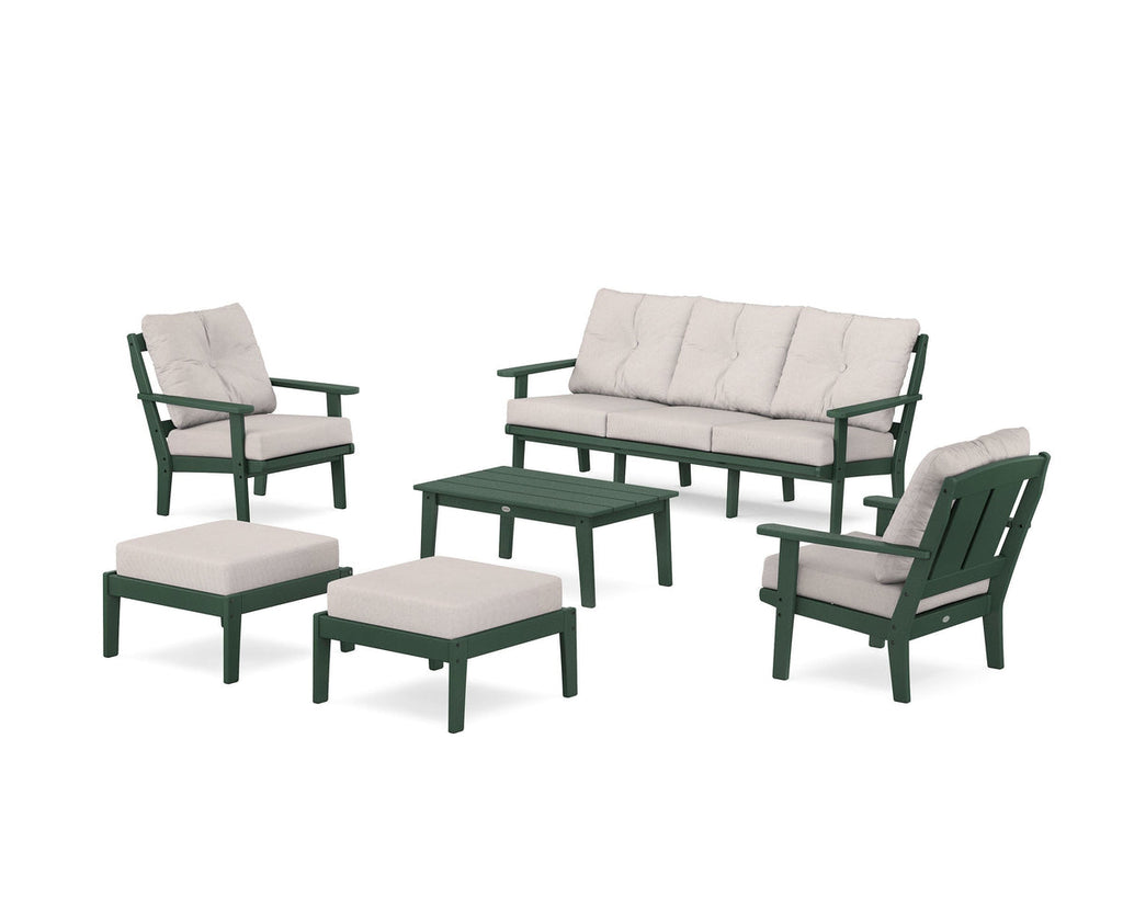 Mission 6-Piece Lounge Sofa Set Retreat Home Furniture