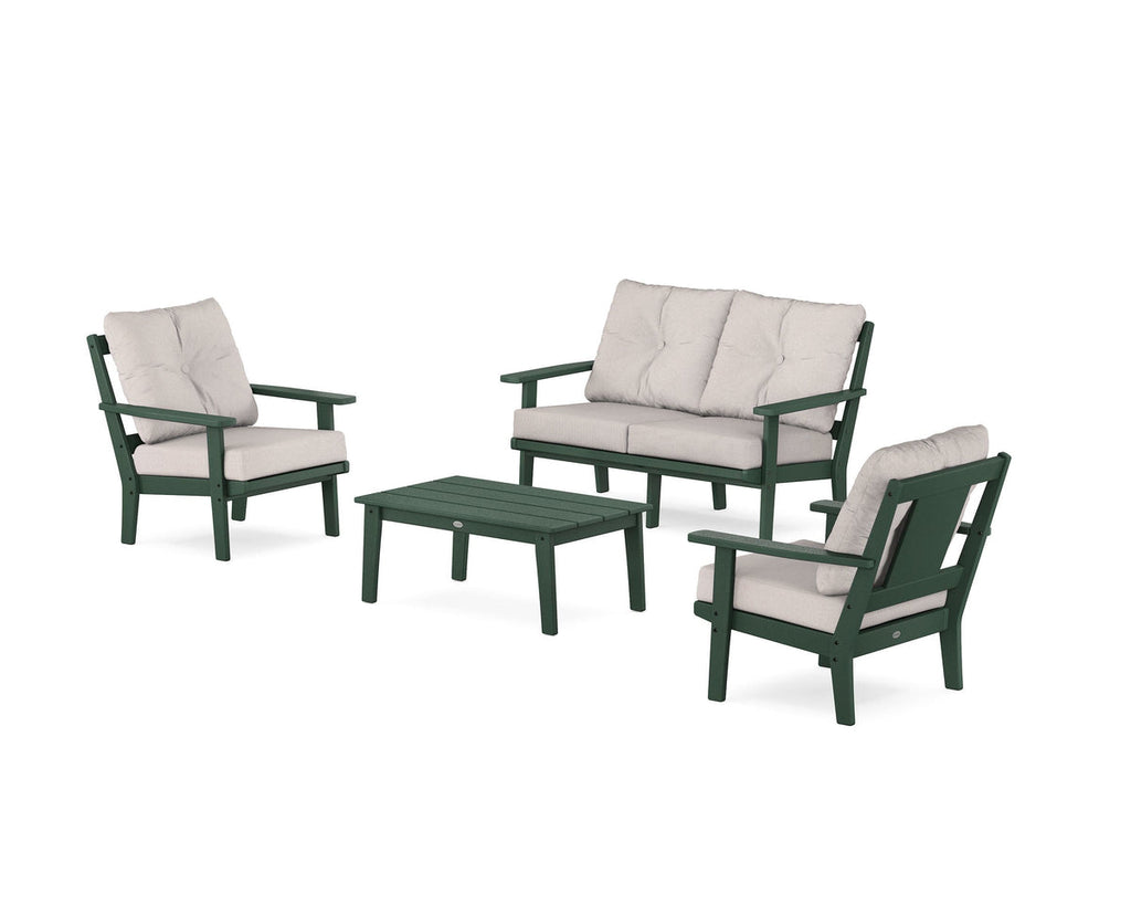 Prairie 4-Piece Deep Seating Set with Loveseat Retreat Home Furniture