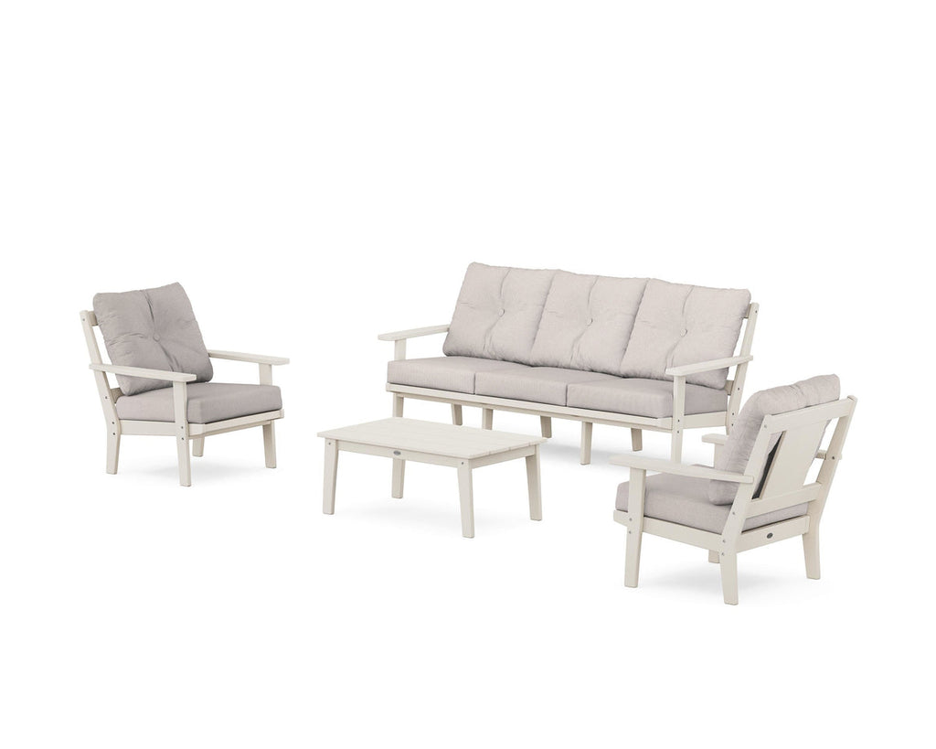 Prairie 4-Piece Deep Seating Set with Sofa Retreat Home Furniture