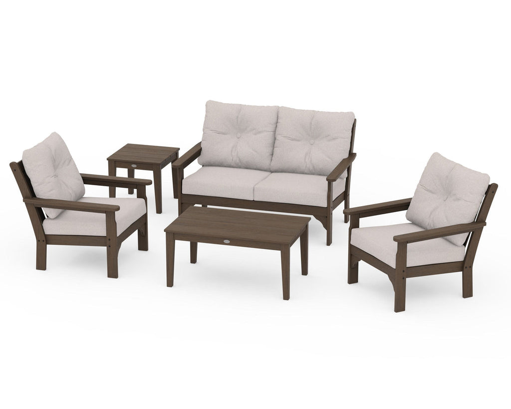 Vineyard 5-Piece Deep Seating Set Retreat Home Furniture