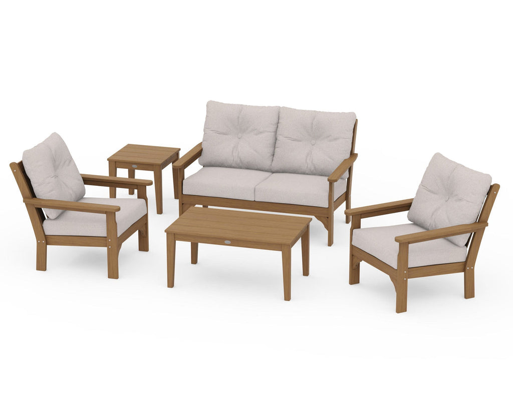 Vineyard 5-Piece Deep Seating Set Retreat Home Furniture