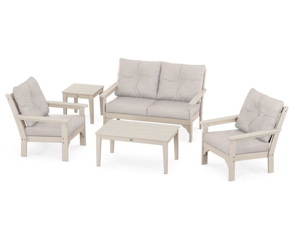 Vineyard 5-Piece Deep Seating Set Retreat Home Furniture