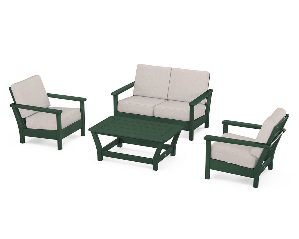 Harbour 4-Piece Deep Seating Set Retreat Home Furniture
