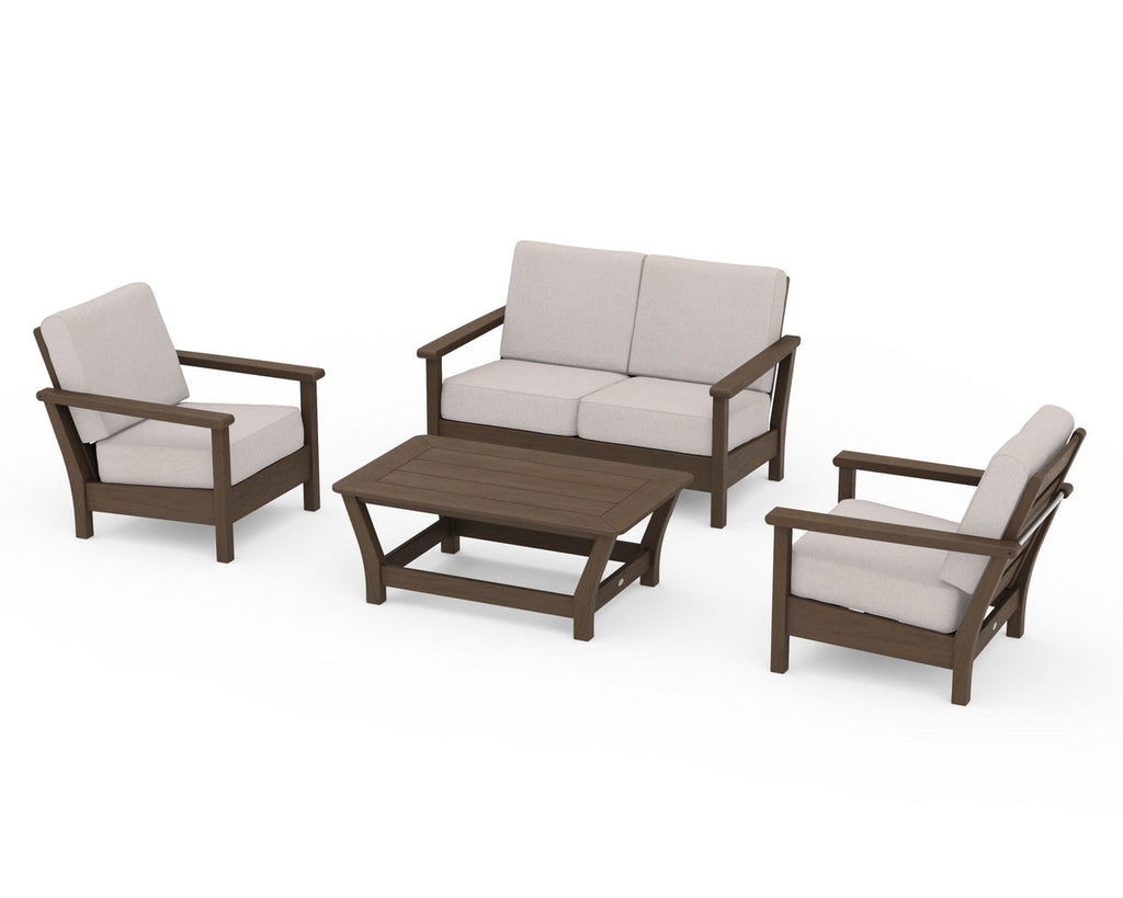Harbour 4-Piece Deep Seating Set Retreat Home Furniture