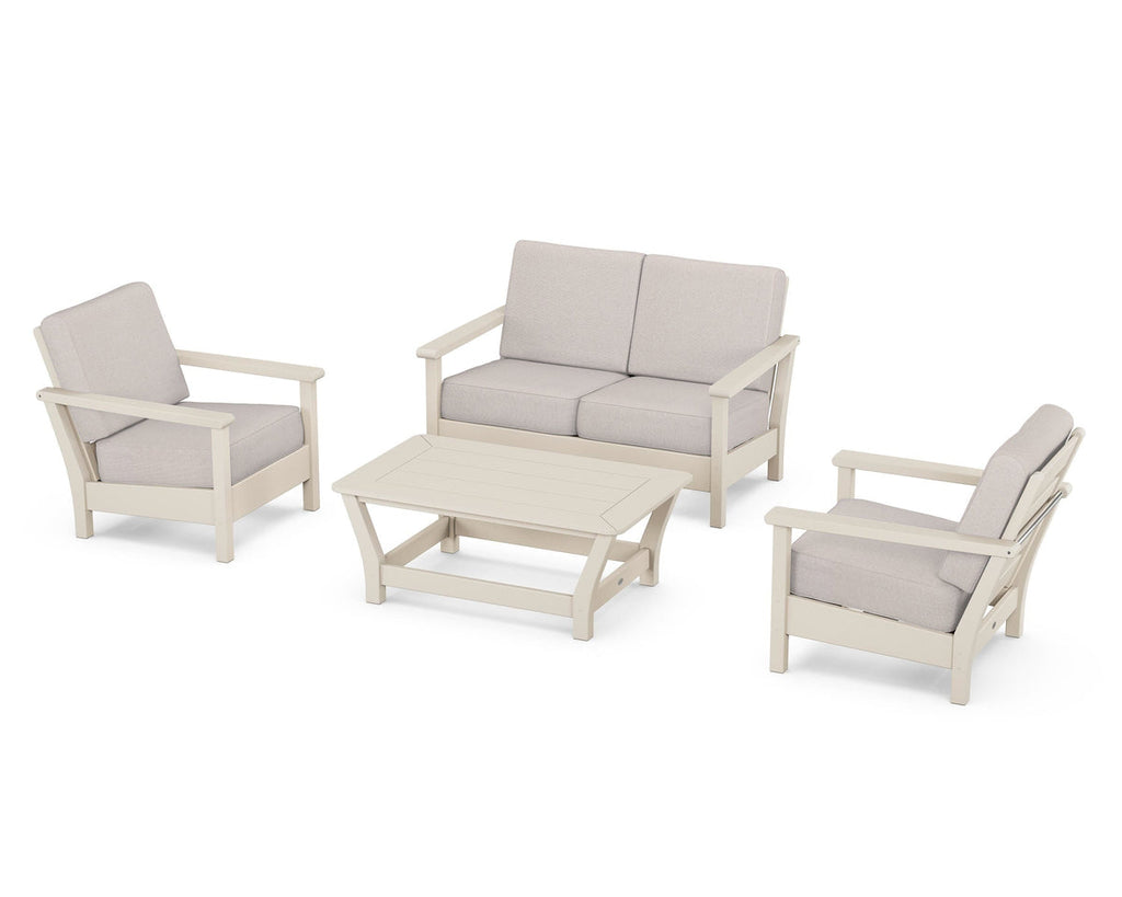 Harbour 4-Piece Deep Seating Set Retreat Home Furniture