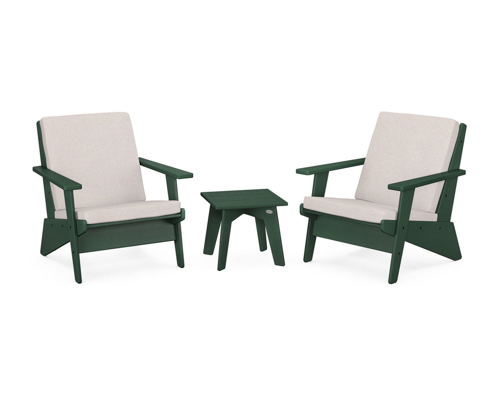 Riviera Modern Lounge 3-Piece Set Retreat Home Furniture
