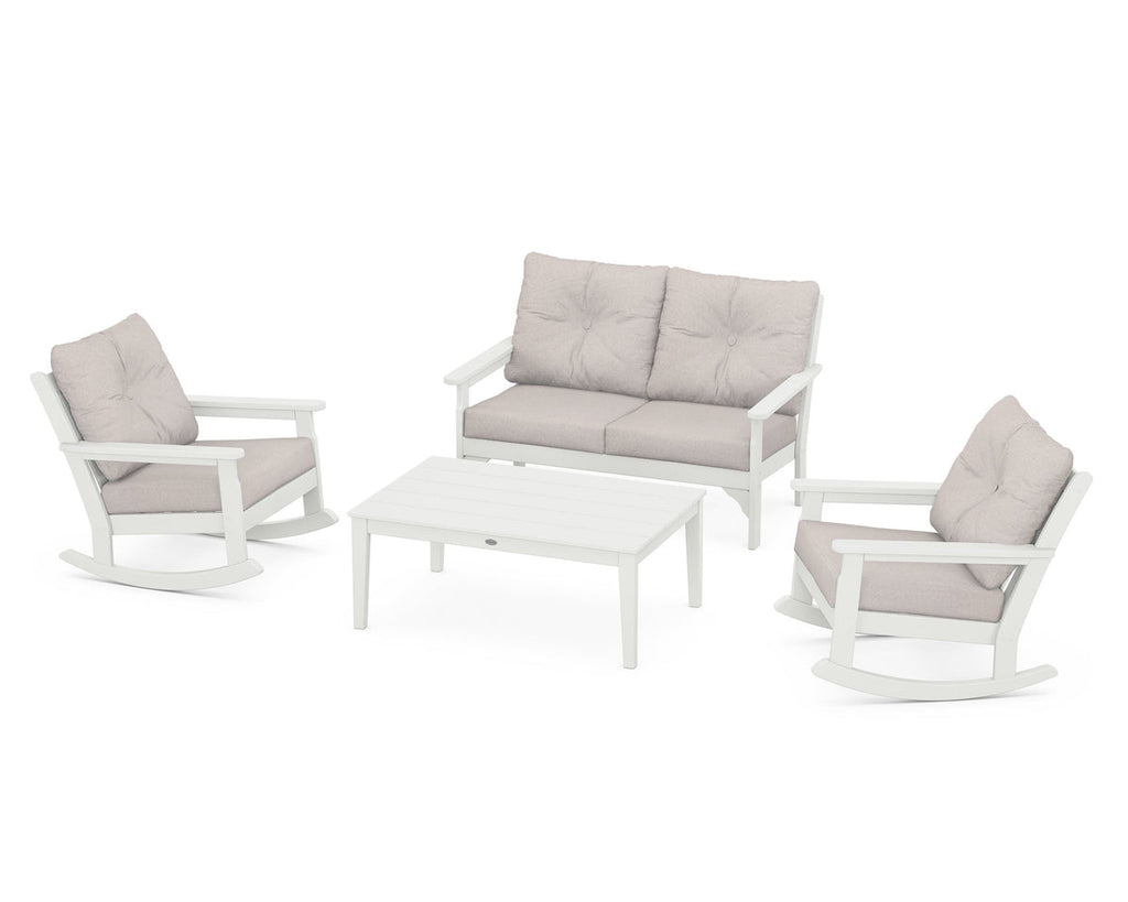 Vineyard 4-Piece Deep Seating Rocking Chair Set Retreat Home Furniture
