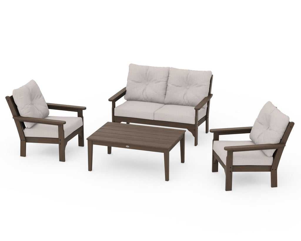 Vineyard 4-Piece Deep Seating Set Retreat Home Furniture