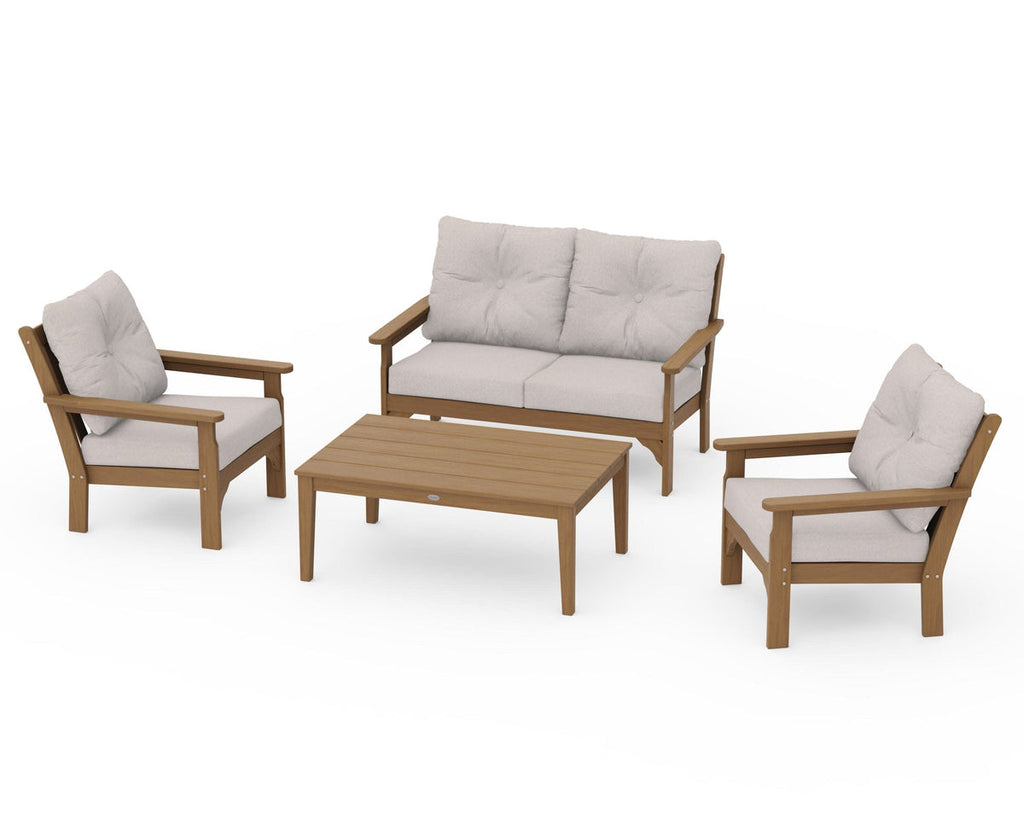 Vineyard 4-Piece Deep Seating Set Retreat Home Furniture
