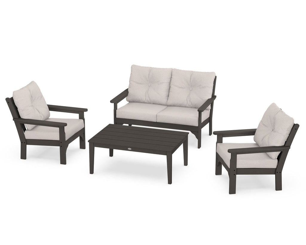 Vineyard 4-Piece Deep Seating Set Retreat Home Furniture