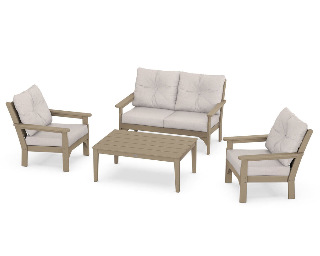 Vineyard 4-Piece Deep Seating Set Retreat Home Furniture