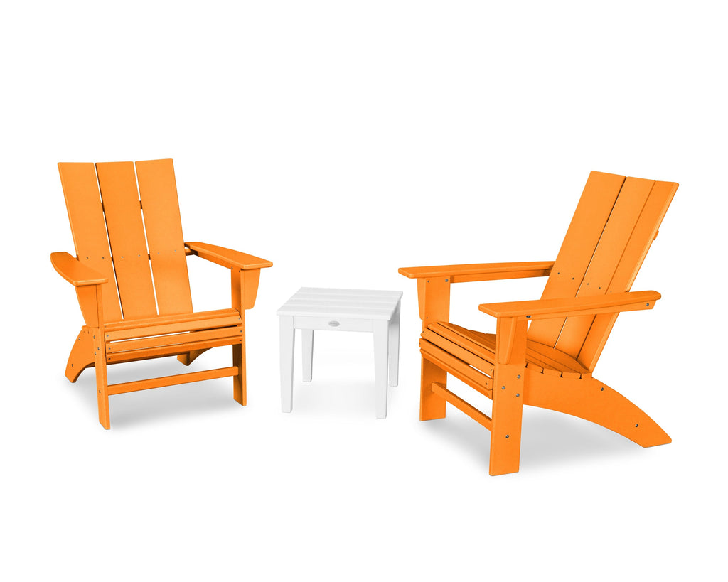 3-Piece Curveback Adirondack Set Retreat Home Furniture