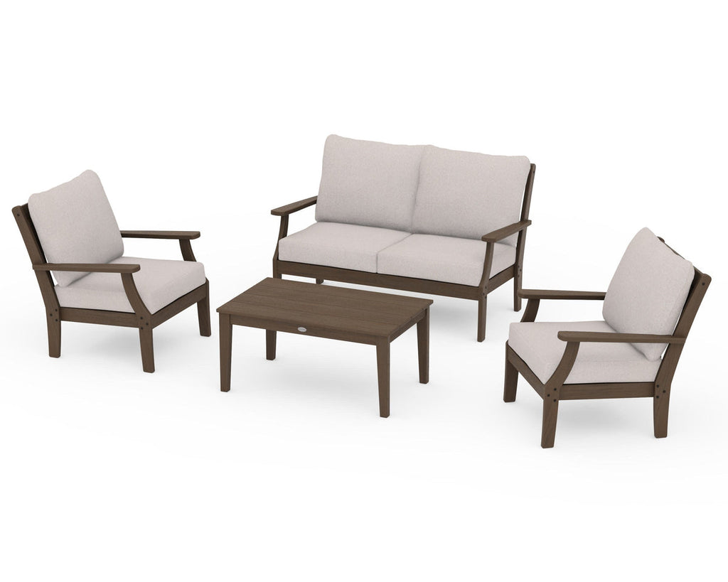 Braxton 4-Piece Deep Seating Chair Set Retreat Home Furniture