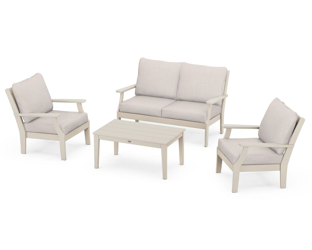 Braxton 4-Piece Deep Seating Chair Set Retreat Home Furniture