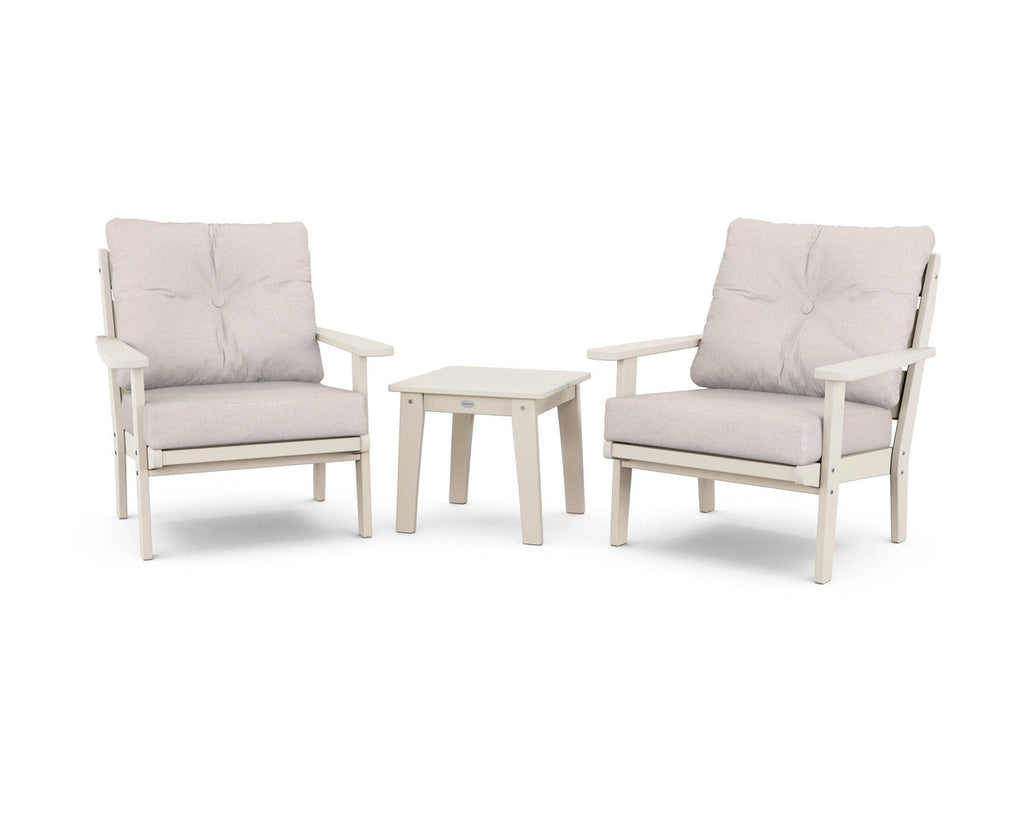 Lakeside 3-Piece Deep Seating Chair Set Retreat Home Furniture