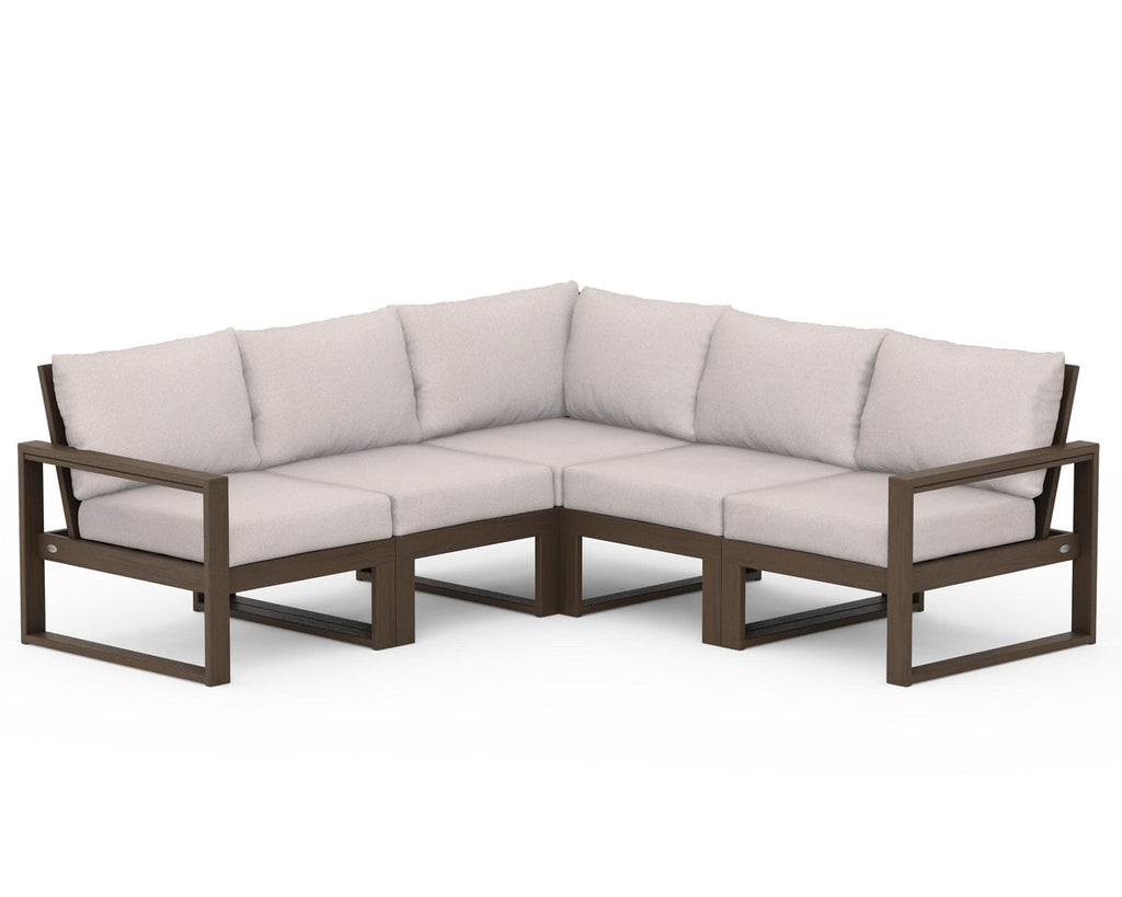 EDGE 5-Piece Modular Deep Seating Set Retreat Home Furniture