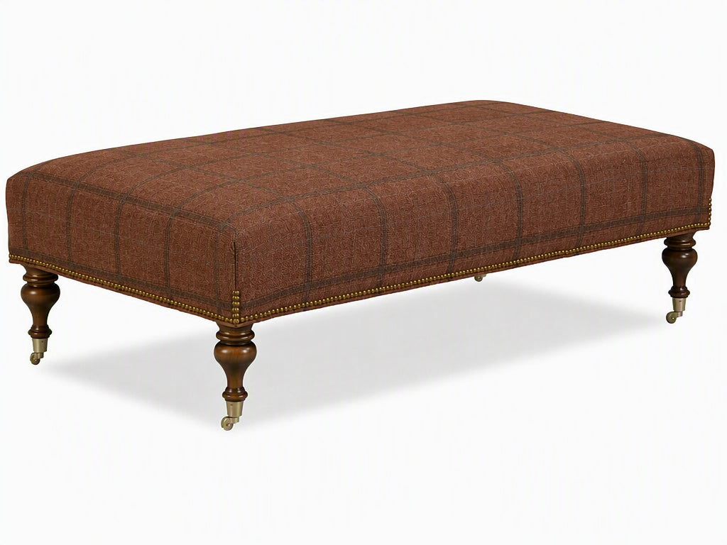 Hancock and Moore Heston Ottoman | Hand-Built | American Made