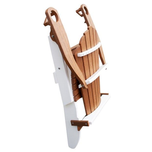 Folding Adirondack Chair with Cupholders Retreat Home Furniture