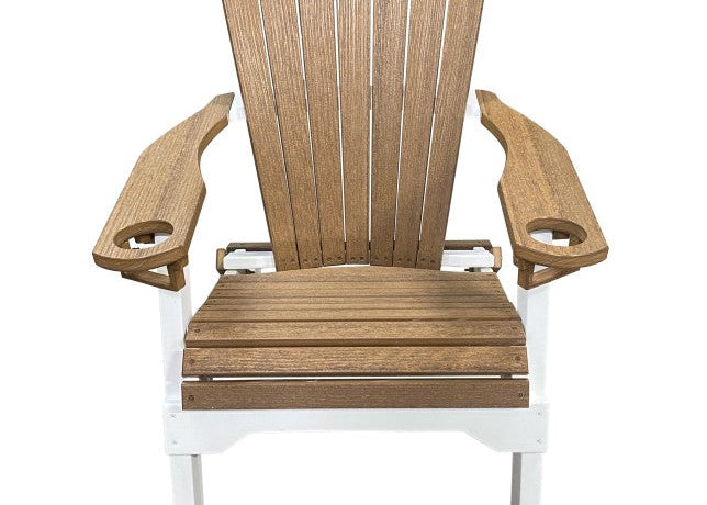 Folding Adirondack Chair with Cupholders Retreat Home Furniture