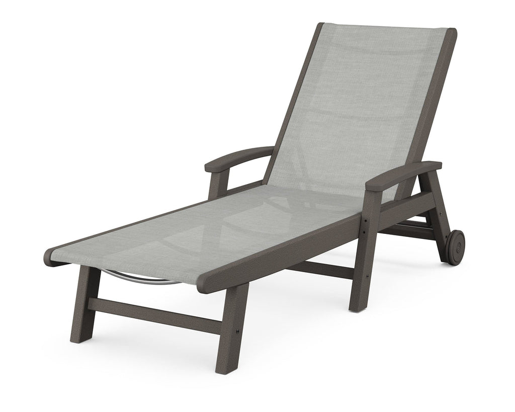 Coastal Chaise with Wheels Retreat Home Furniture