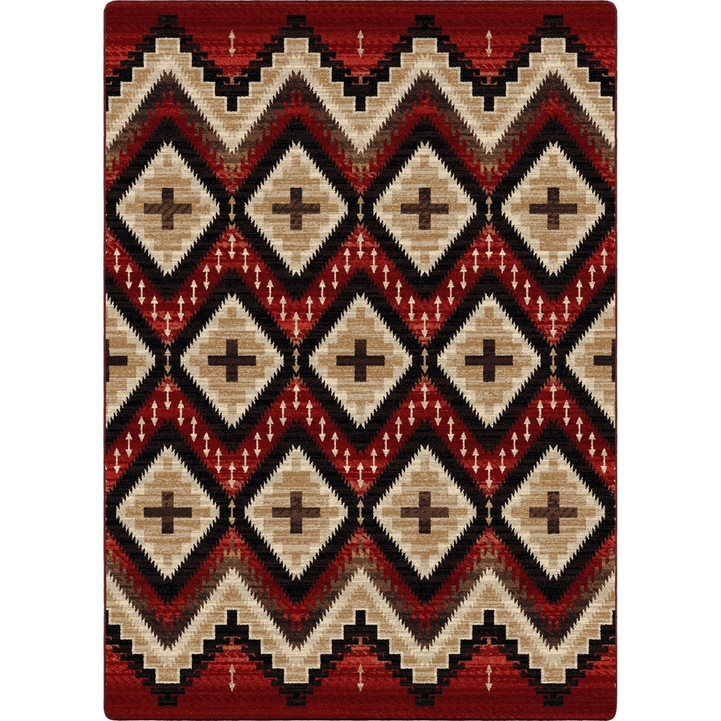 Seeker|Fire Brick Rug