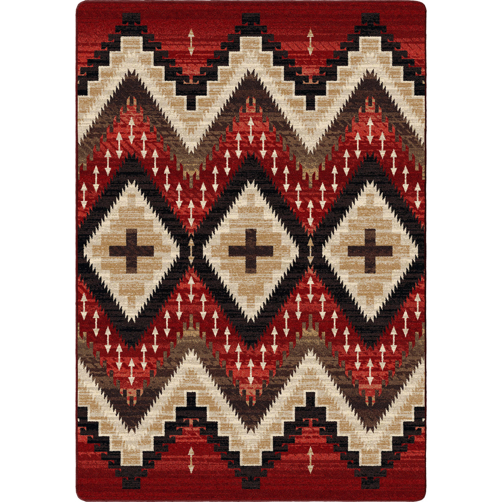 Seeker|Fire Brick Rug