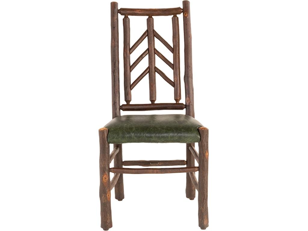Smoky Mountain Side Chair - Caprese/Good Green Leather