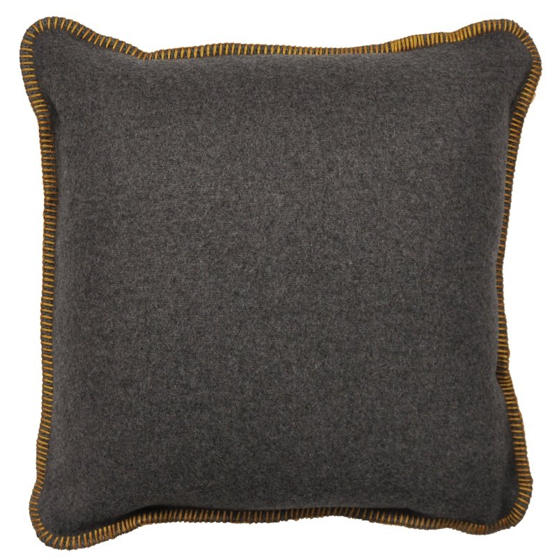 Solid Greystone Pillow (Old Gold)