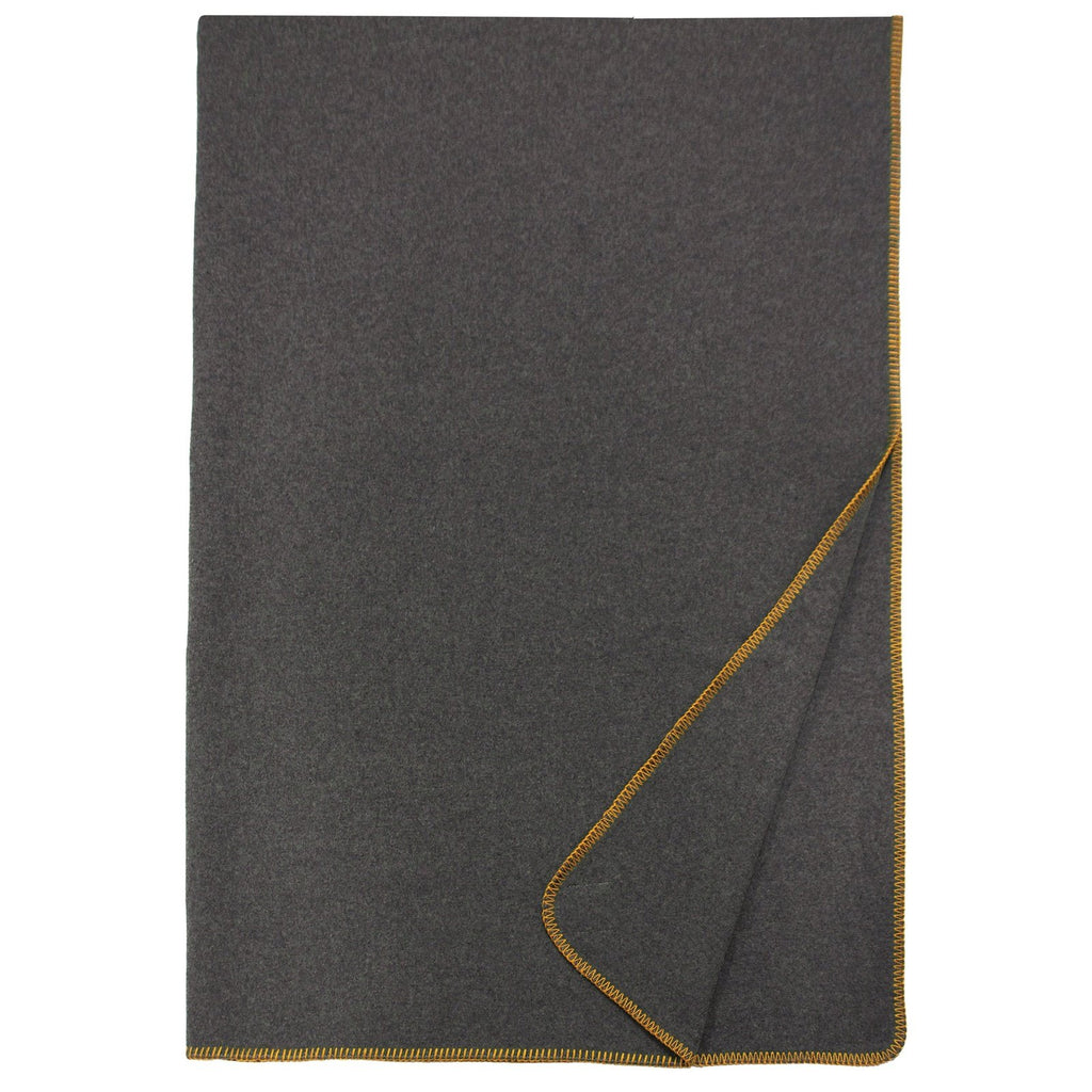 Solid Greystone Throw (Gold)