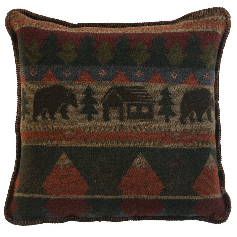 Cabin Bear Pillow