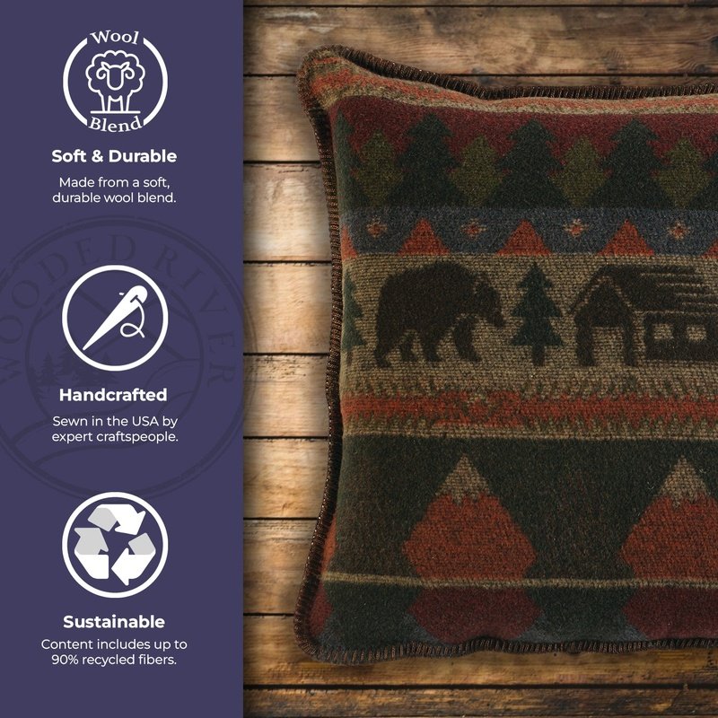Cabin Bear Pillow