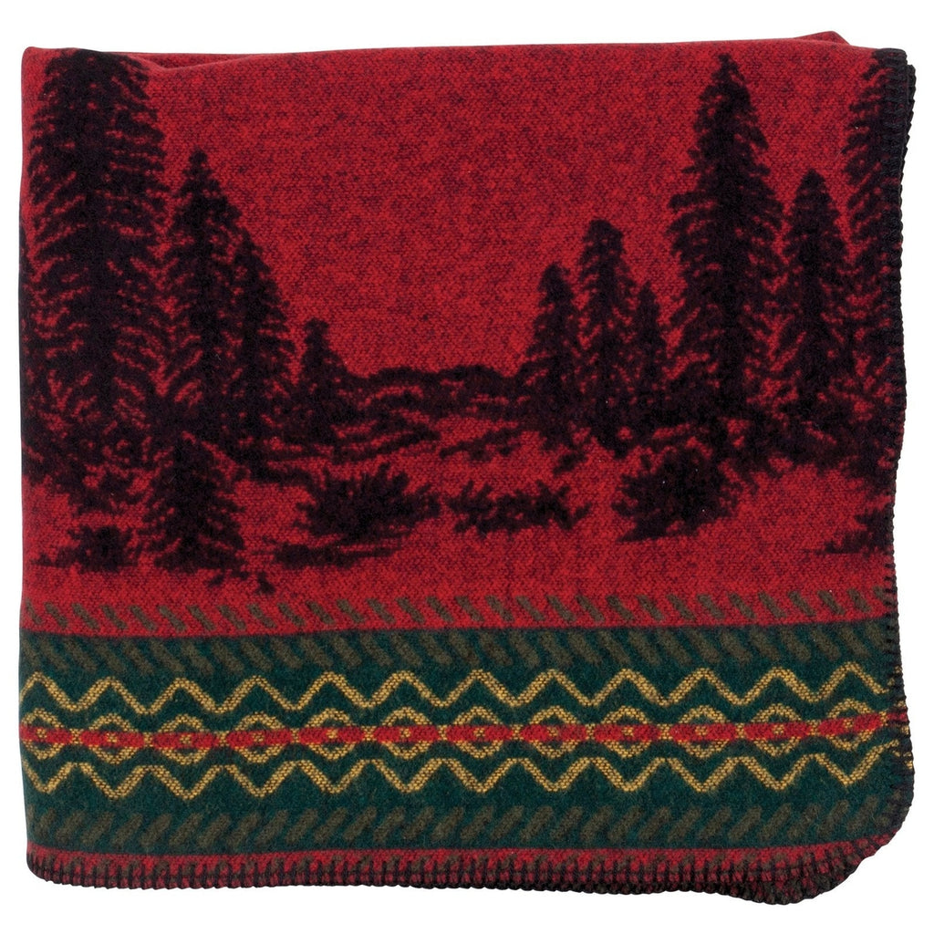 Wooded River Bear Bedspread