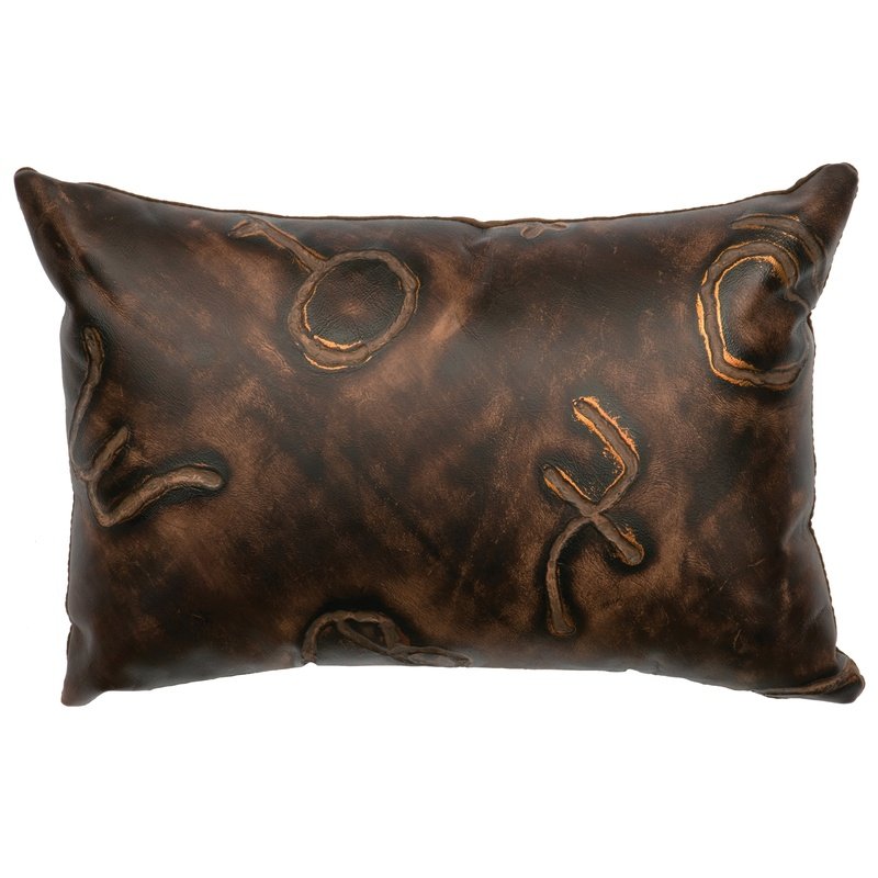 Cosmo Leather Pillow (12"x18")