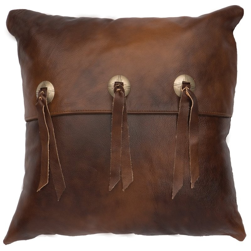 Harness Leather Pillow II 16x16