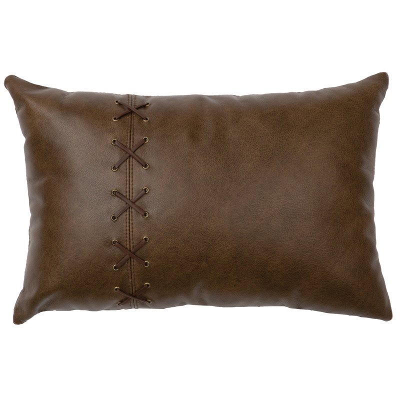 Caribou Leather Pillow II 12x18