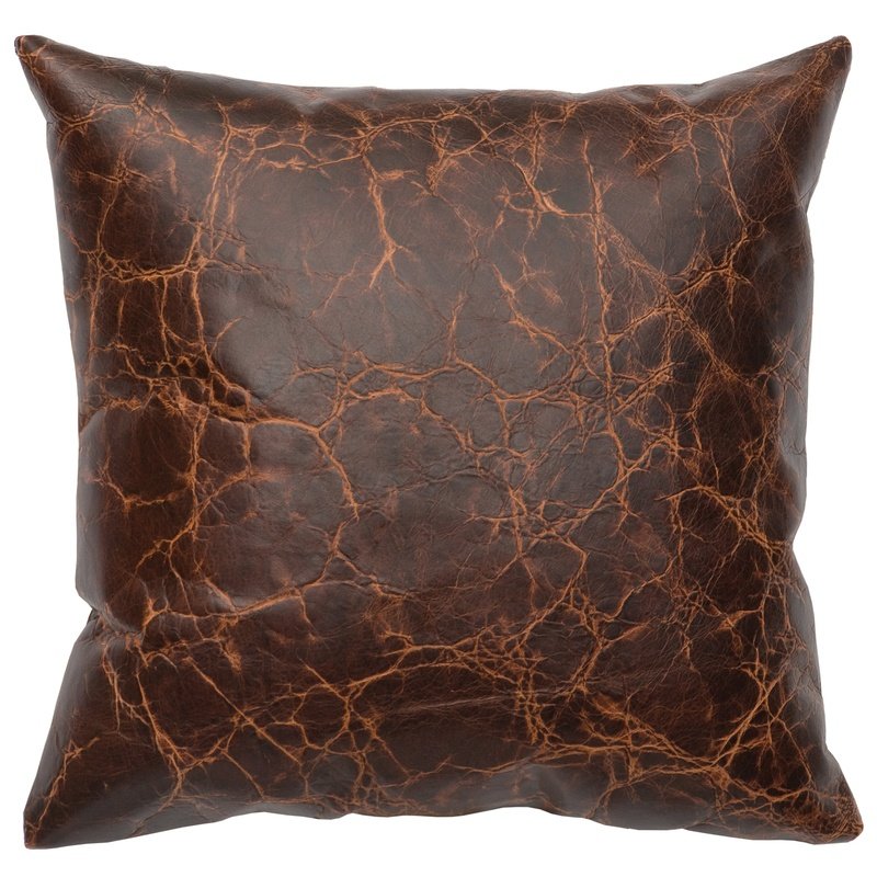 Timberlake Maple Leather Pillow (16"x16")
